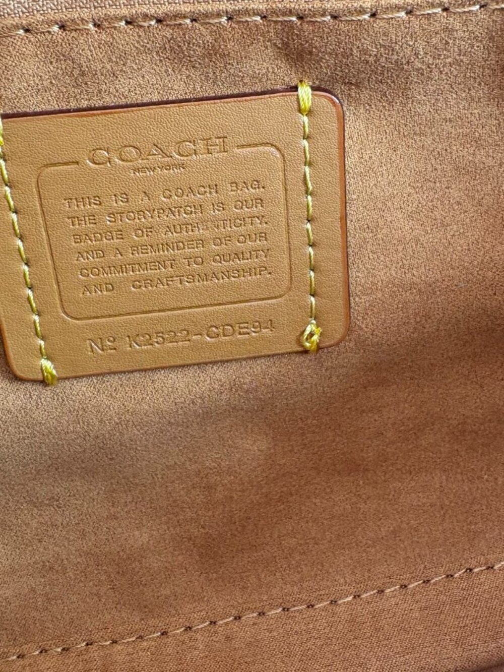 Coach Bridget Flap Shoulder Bag In Signature Denim - Picture 8 of 8